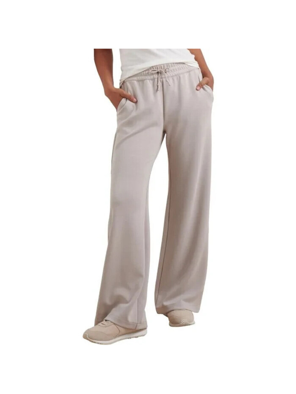 NEW Peter Millar Women Flora Knit Melange Golf Track Pants LARGE PEBBLE ACTIVE